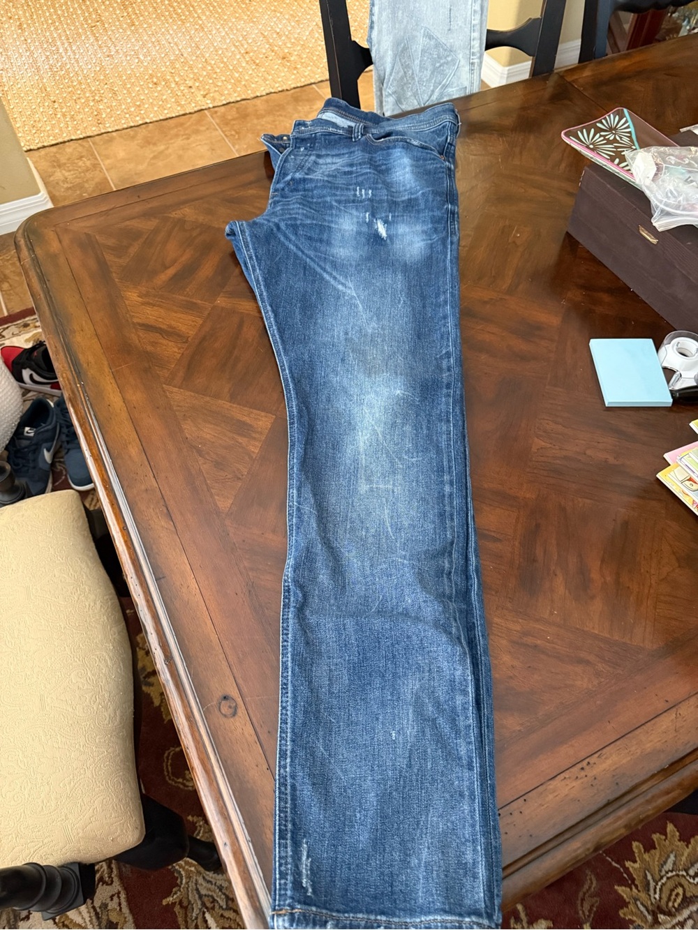 Diesel Mens  Denim Jeans distressed 36x32